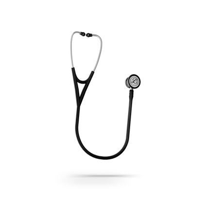 Littmann Cardiology IV Diagnostic Stethoscope: Satin Black Tube 6177C - Mirror Chestpiece with 27" Black Satin Finish Tube for Added Comfort, Flexibility and Cleanability