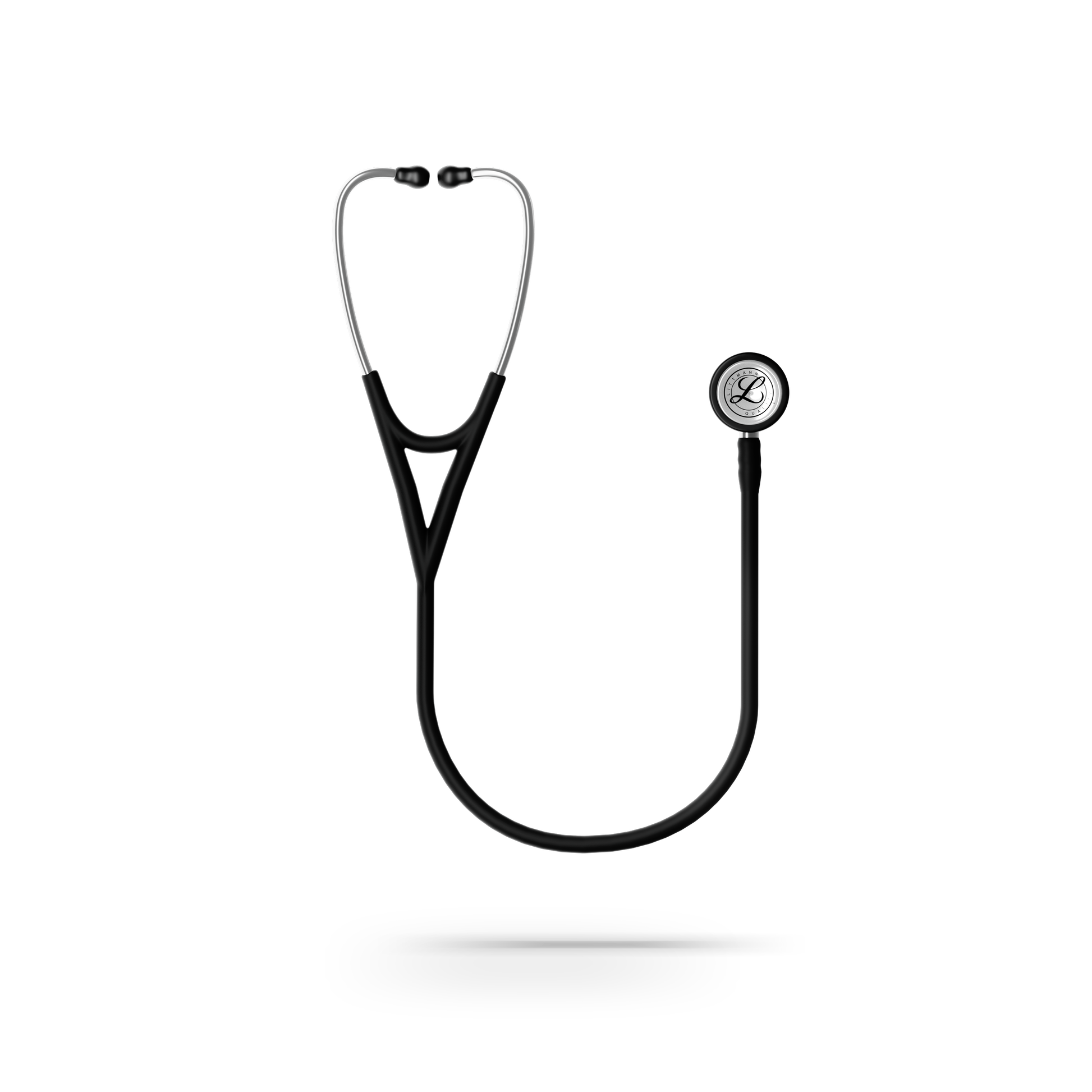 Littmann Cardiology IV Diagnostic Stethoscope: Satin Black Tube 6177C - Mirror Chestpiece with 27" Black Satin Finish Tube for Added Comfort, Flexibility and Cleanability