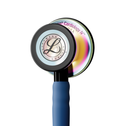 Littmann Cardiology IV Diagnostic Stethoscope: Satin Navy Blue Tube 6242C - 
