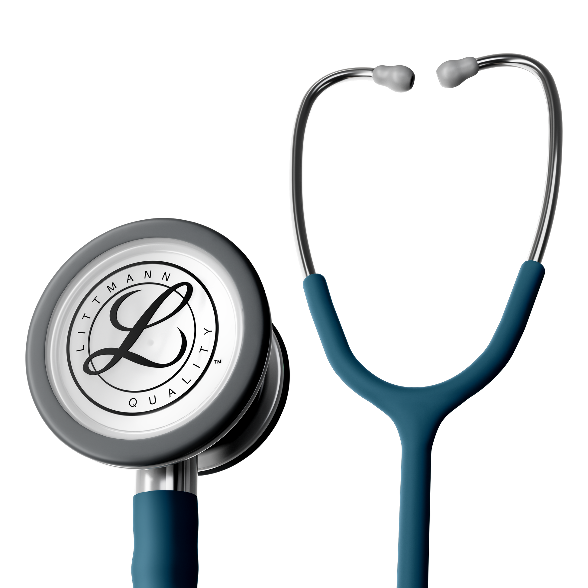 Littmann Classic III Monitoring Stethoscope: Satin Caribbean Blue Tube 5623C - Stainless Steel Chestpiece with 27" Caribbean Blue Satin Finish Tube for Added Comfort, Flexibility and Cleanability