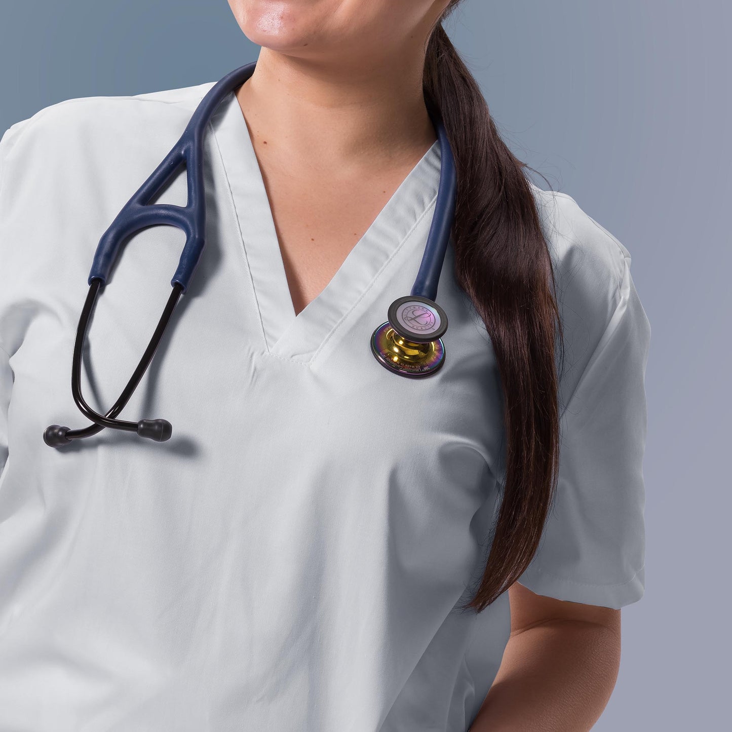 Littmann Cardiology IV Diagnostic Stethoscope: Satin Navy Blue Tube 6242C - 