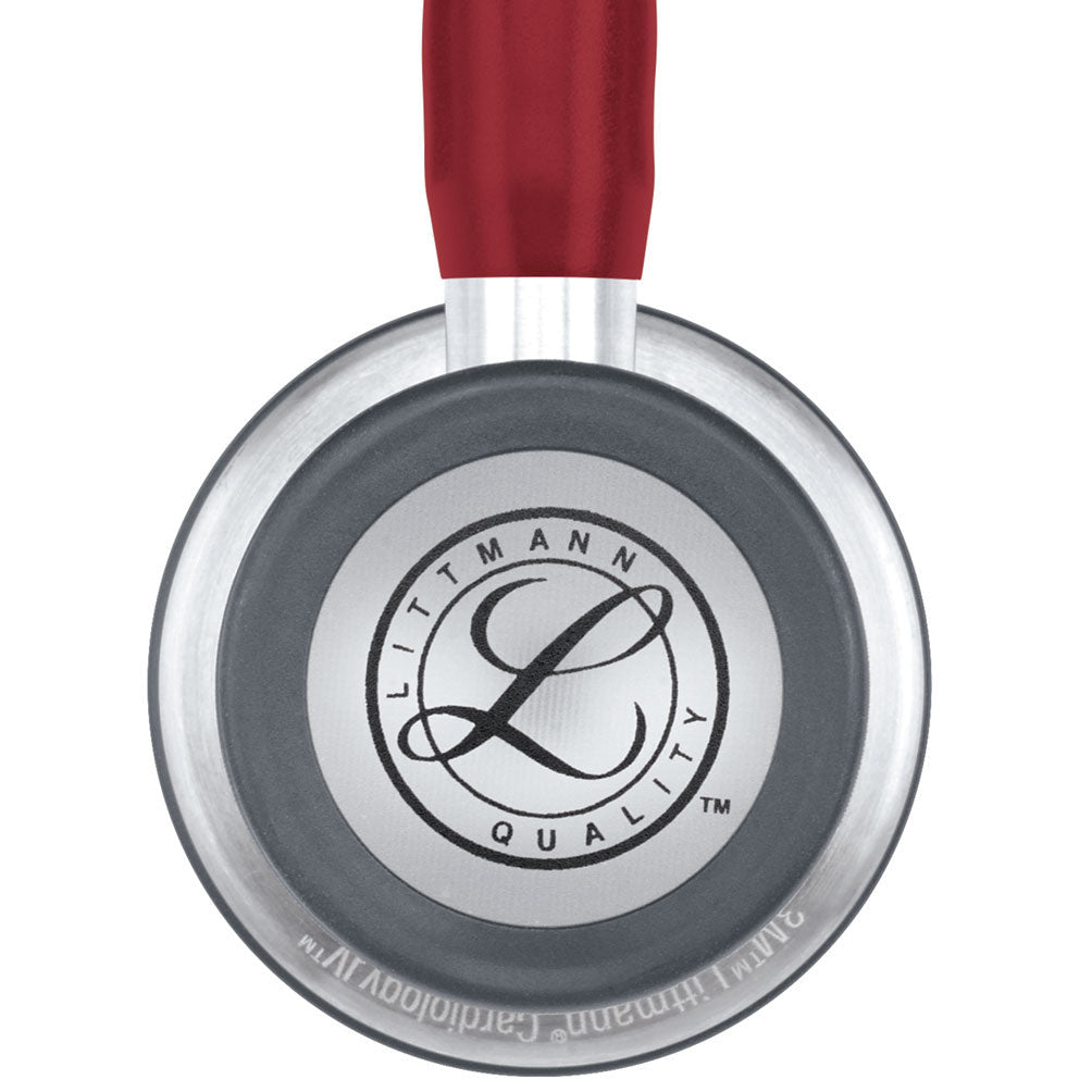 Littmann Cardiology IV Diagnostic Stethoscope: Burgundy 6184 - Over Engraved - Littmann Stethoscopes