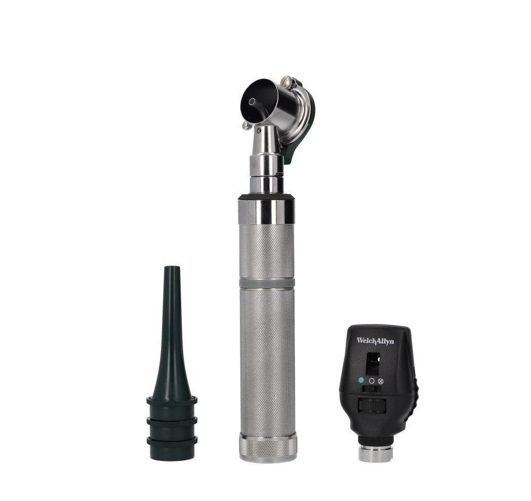 Welch Allyn Pneumatic Otoscope Standard Battery Vet Set & Case - 