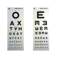 Eye Test Chart with 7.5 Line