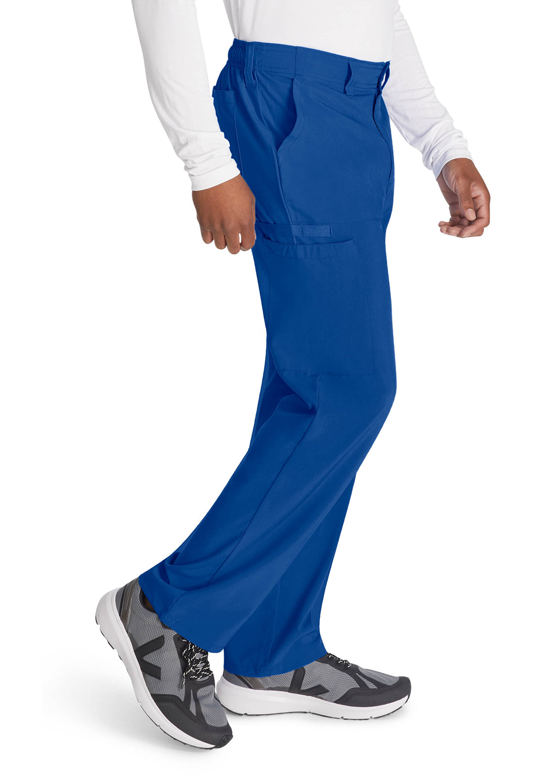 Dickies Essentials Men's Fly Drawstring Scrub Trousers - Short - Galazy Blue - Small - 