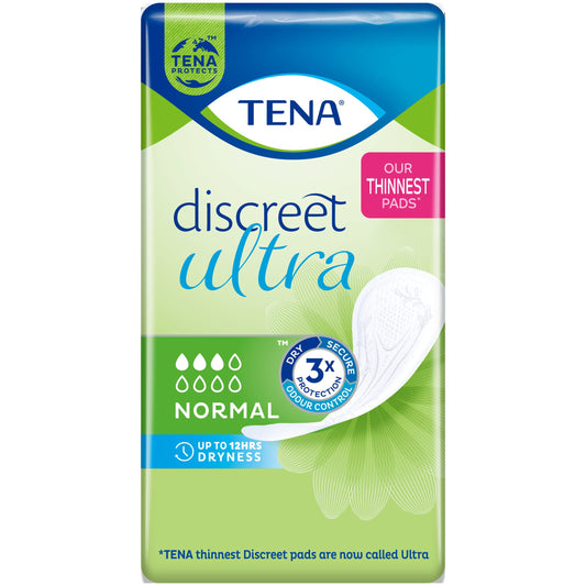 TENA Discreet Ultra Pad Normal - 16 Pack - Tena