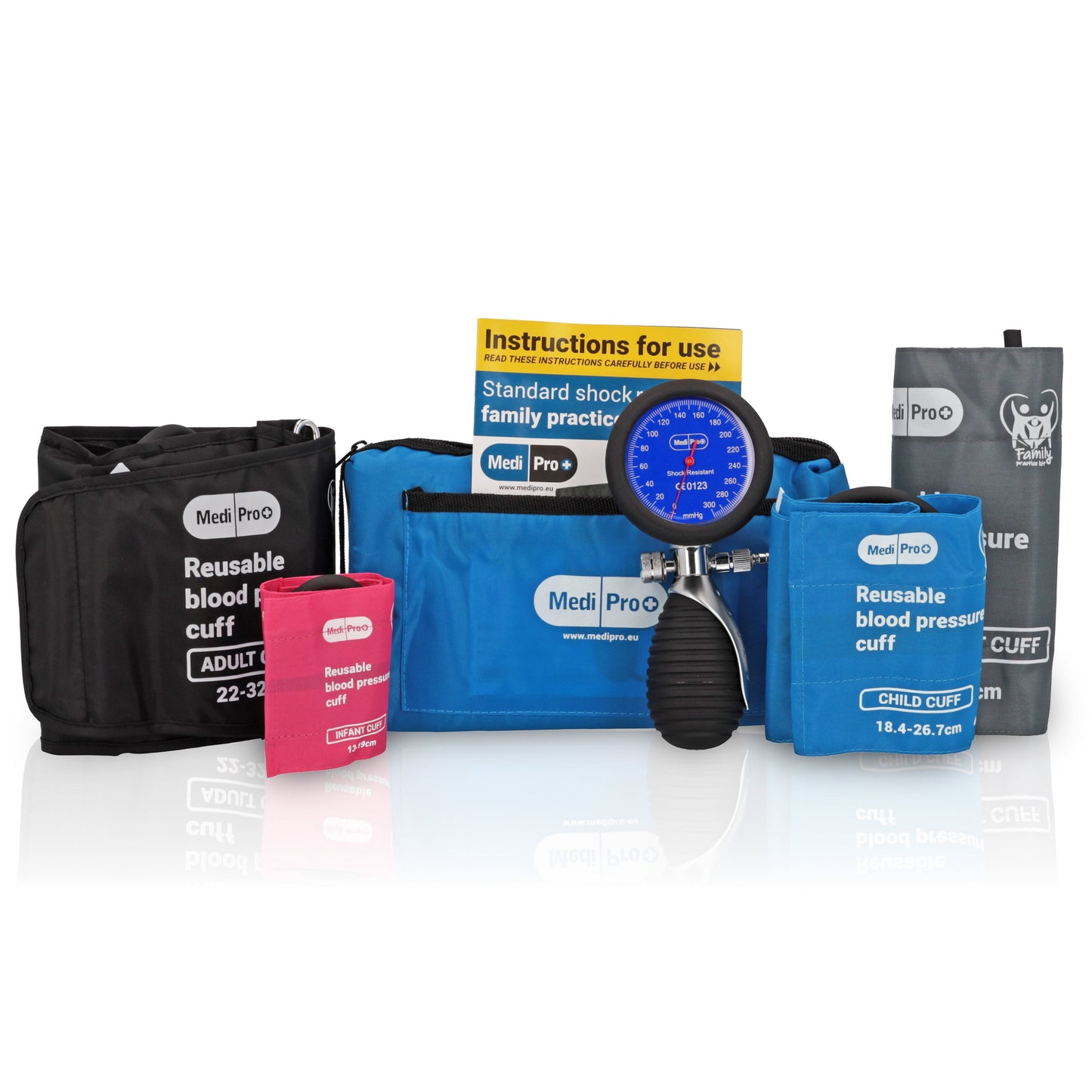 MediPro Sphygmomanometer With Adult & Child Cuffs - MediPro