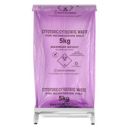 Purple - Cytotoxic Bag - Large 90L - Roll of 50 - 