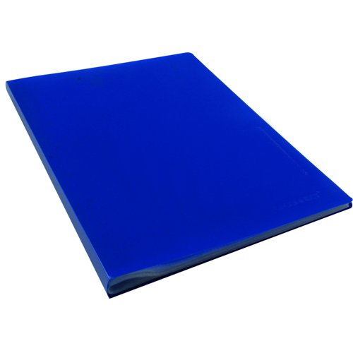 Q-Connect Soft Cover Display Book - 40 Pocket - Blue - Vow