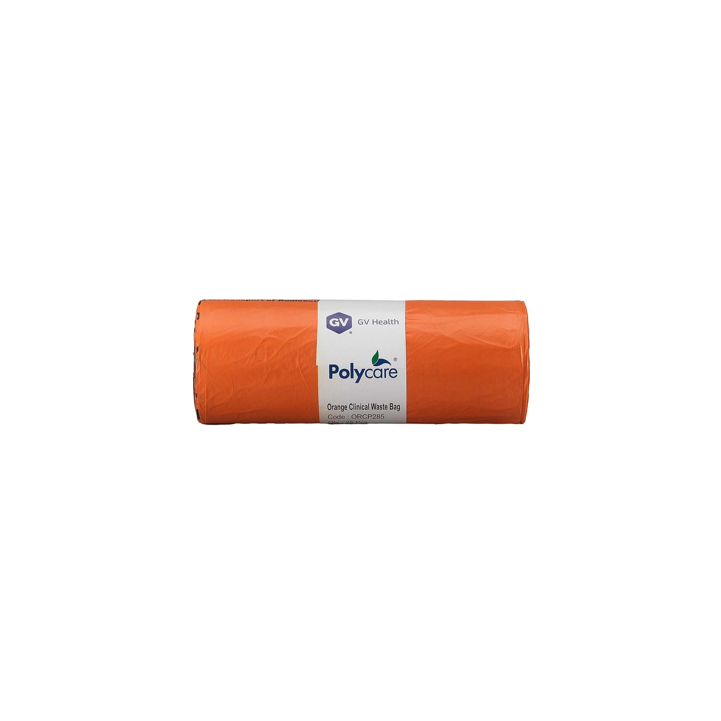 Orange Medium Duty Clinical Waste Bags - 90L Large - Roll of 25 - 
