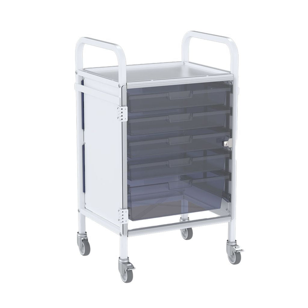 Shuttleworth Wide Single Medical Storage Trolley - 
