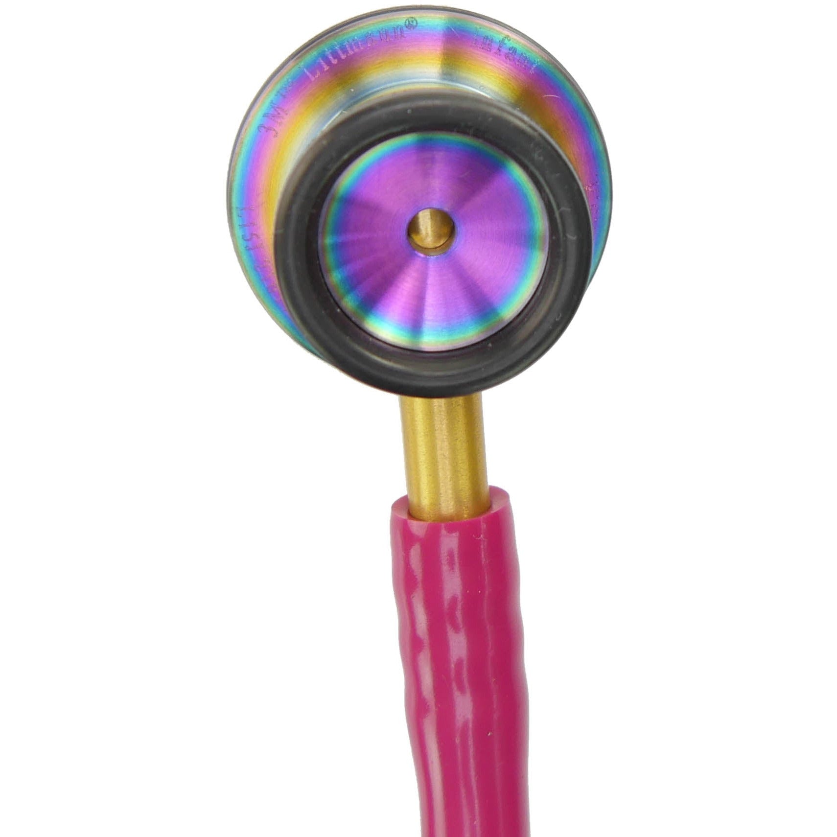 Littmann Classic II Infant Stethoscope: Raspberry Rainbow 2157 - Over Engraved - Littmann Stethoscopes