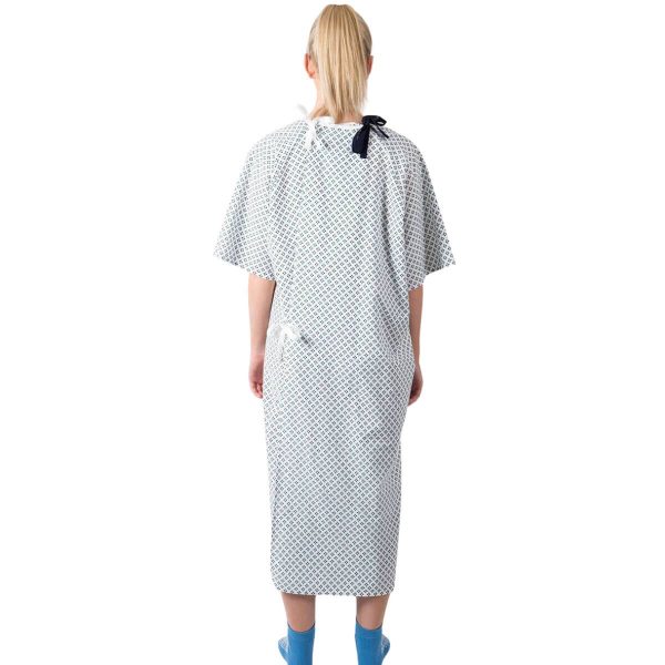 Lapover Patient Gown One Size - Single