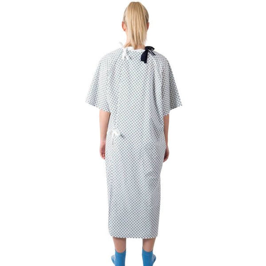 Lapover Patient Gown One Size - Single