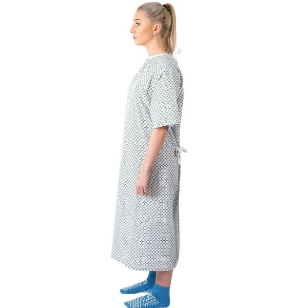 Lapover Patient Gown One Size - Single