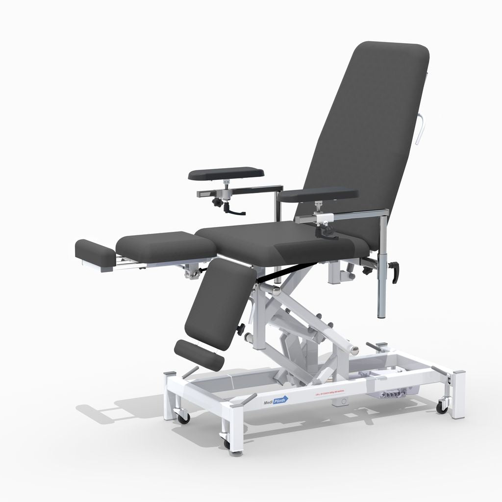 Medi-Plinth Phlebotomy Chair with Split Legs - Hydraulic - 