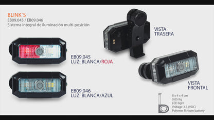 Blink's - Magnetic Glow In The Dark Flashlight - White & Blue Light