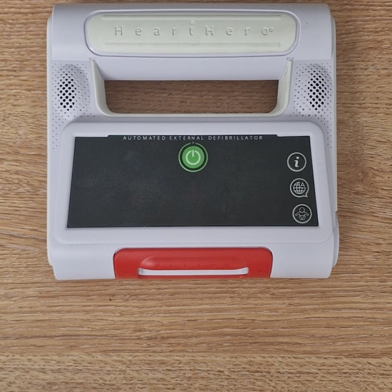 Video showing how to set up the AED