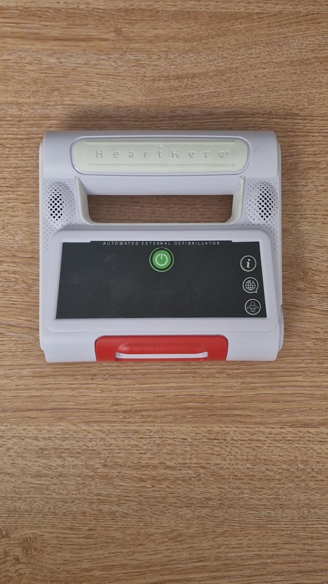 Video showing how to set up the AED