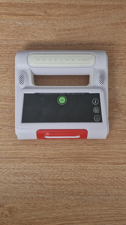 Video showing how to set up the AED