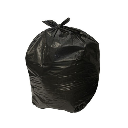 Black Bin Bags 18x29x38" - 10kg - 200 bags - Bunzl