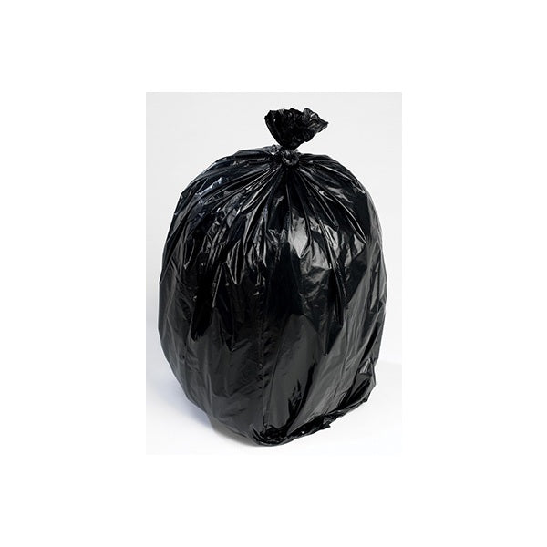 Black Bin Bags 20x38x46" - 20kg - 100 bags - Bunzl
