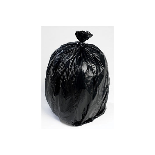 Black Bin Bags 20x38x46" - 20kg - 100 bags - Bunzl