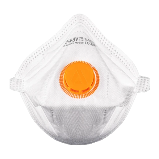Alpha Solway FFP3 Mask Fold Flat Respirator - Box Of 15 - IX-3V - 
