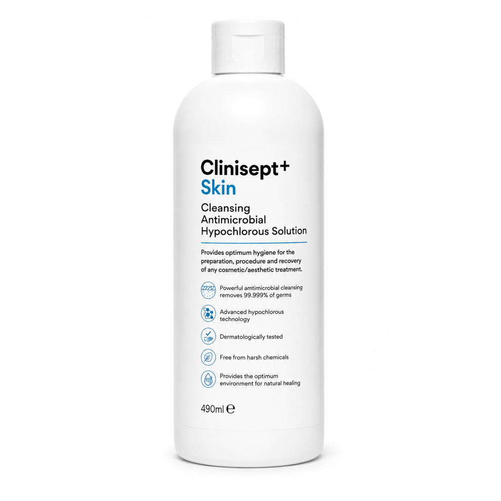 Clinisept+ Skin Cleansing Antimicrobial Hypochlorous Solution - 490ml