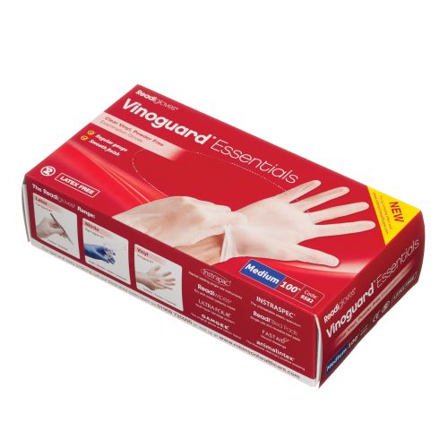 Vinoguard premium vinyl gloves x 100 - Extra Large - Medisave UK