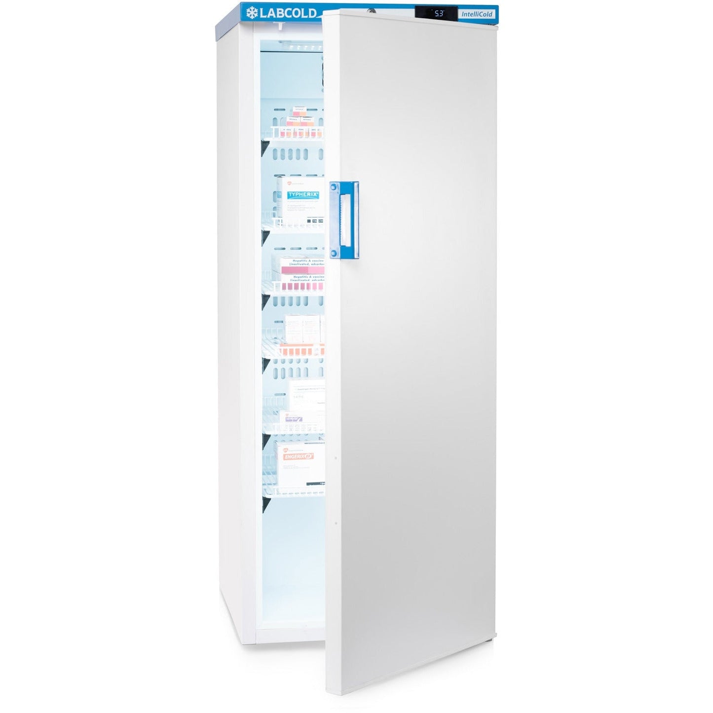 Free Standing Pharmacy & Vaccine Refrigerator With Touch Screen and Digital Lock - 340 Litre