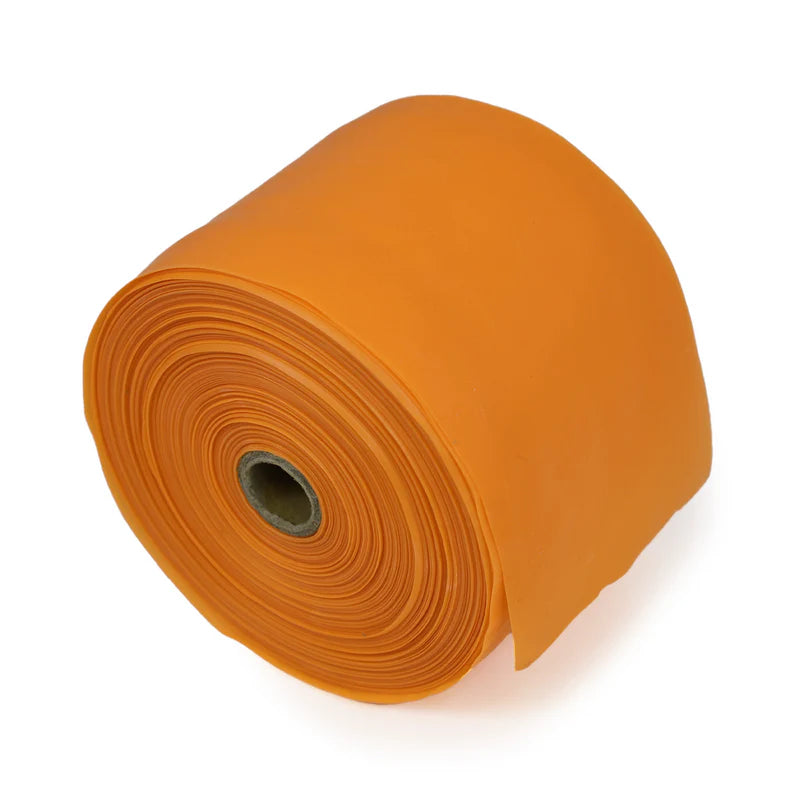 Red Extra Heavy Resistance Band - 4mm thick x 10cm wide x 45m long - 