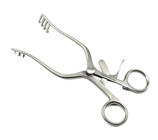 Weitlaner Wullstein Retractor - 3x4 Prongs - Sharp 13cm - 