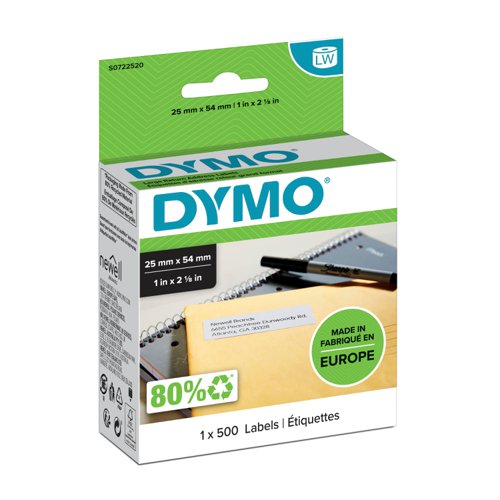 OEM DYMO 11352 (S0722520) Returns Label 25 x 54mm - 
