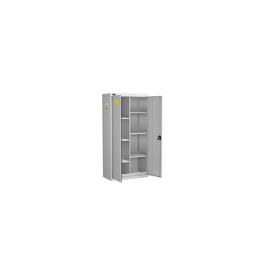 Eight Compartment COSHH Cabinet - 1780 x 915 x 460 - Silver