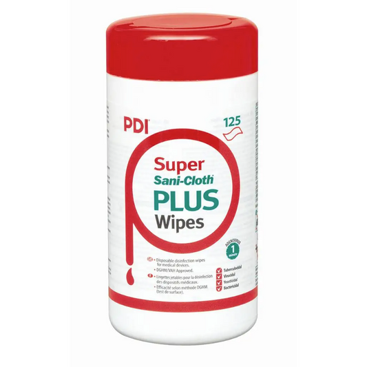 Super Sani-Cloth® PLUS - Small Canister (125) - CLEARANCE - PDI
