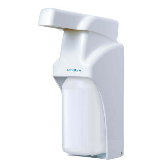 Wall Mounted Elbow Dispenser for 500ml Bottles - 