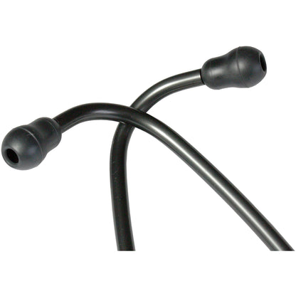Littmann Master Cardiology Stethoscope: Black & Smoke 2176 - Over Engraved - Littmann Stethoscopes