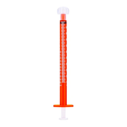 10ml Sol-M Oral Amber Syringe With Tip Cap (S)
