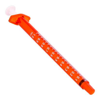 10ml Sol-M Oral Amber Syringe With Tip Cap (S)