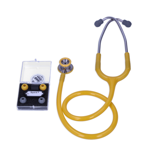 Sprit Delux Series, Infant Dual Head Stethoscope - Yellow - 