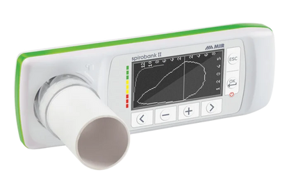 MIR Spirobank II Basic Spirometer with 1 Reusable Turbine