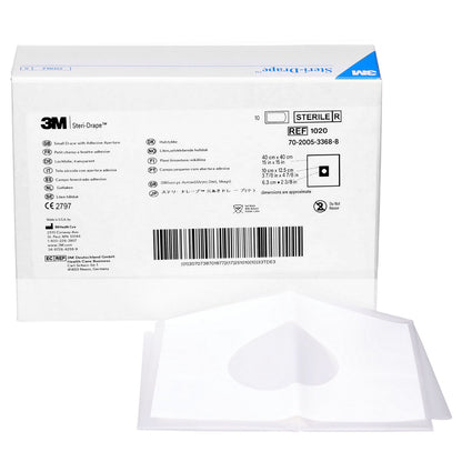3M™ Steri-Drape™ Small Drape with Adhesive Aperture - Pack of 10 - 
