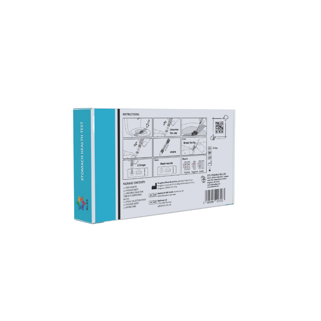 Stomach Health Test [SILEX™ Self-Test] - Helicobacter Pylori Test - Silex