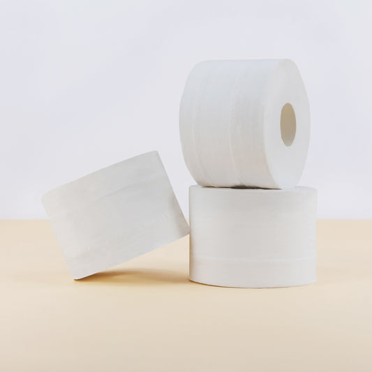 TIBOO Sugarcane Micro Jumbo Toilet Rolls 2ply 24 x 120m - 