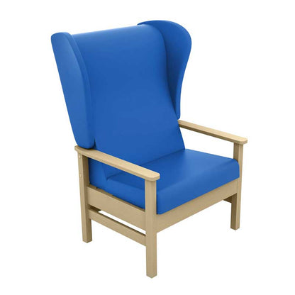 Sunflower Atlas Bariatric Patient Chair with Wings and Drop Arms - Vinyl Upholstery - 