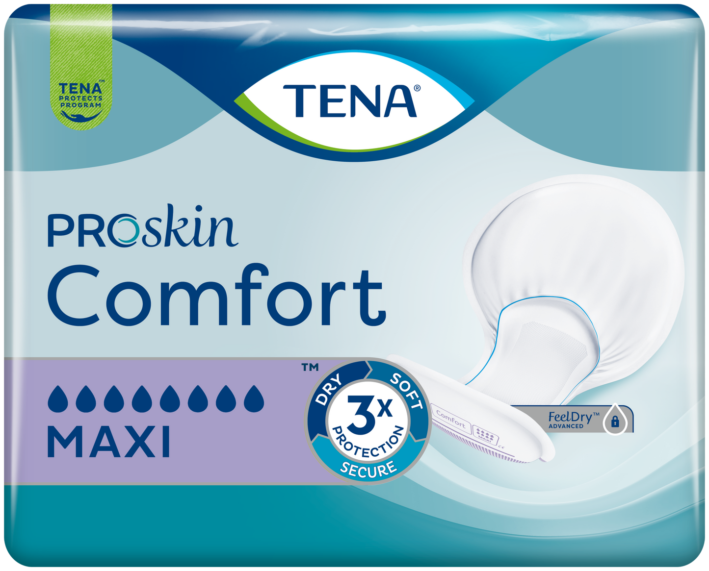 TENA ProSkin Comfort Maxi - Pack of 28 - 