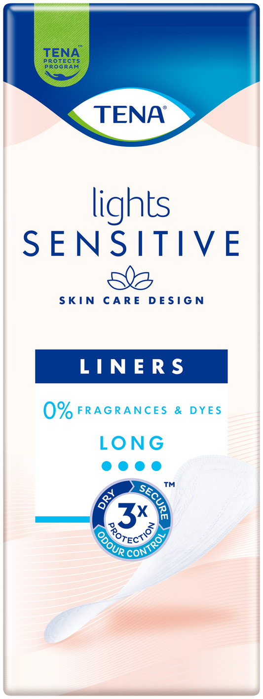 Lights by TENA - Long Liners - Pack of 20 - 