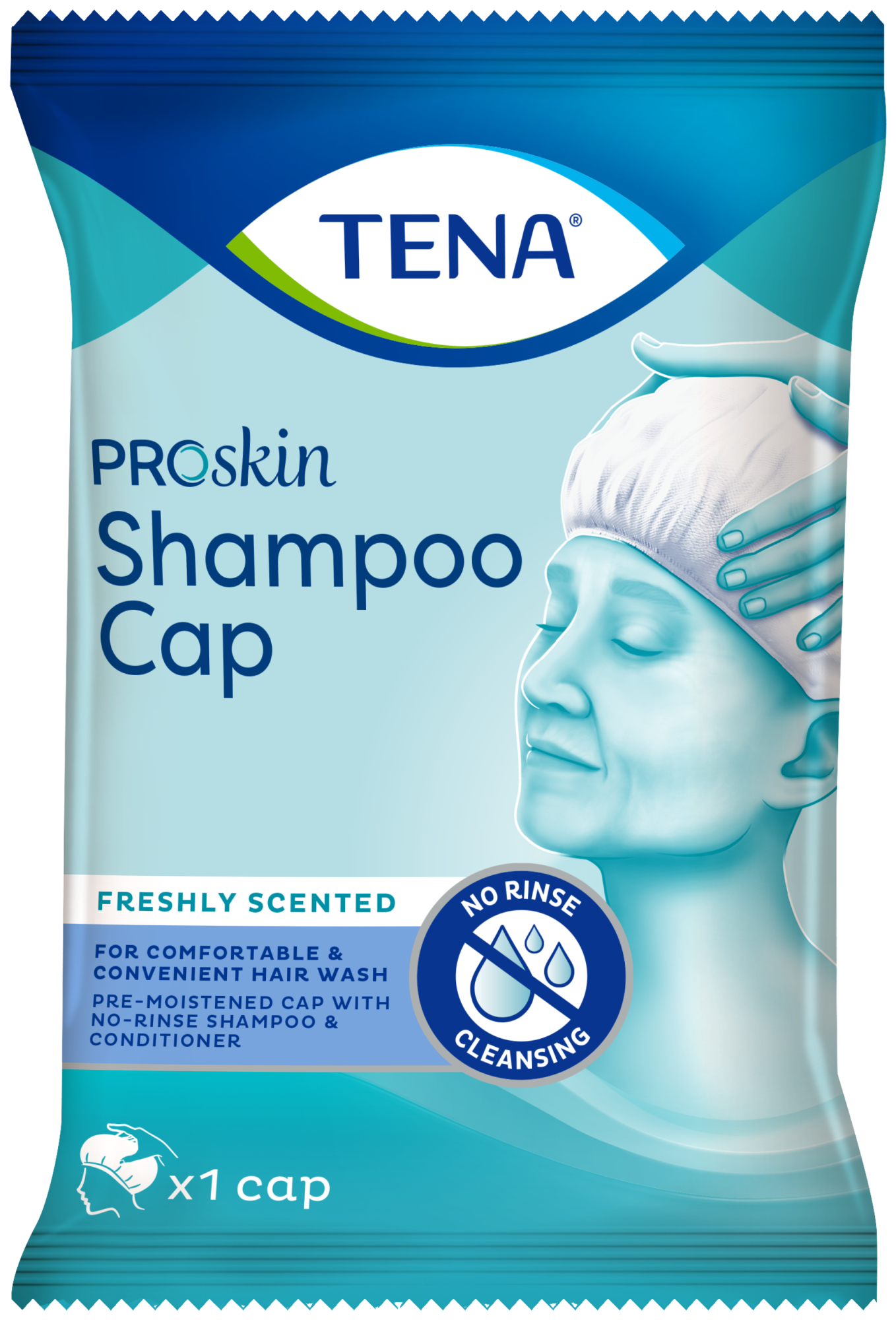 TENA ProSkin Shampoo Cap - 