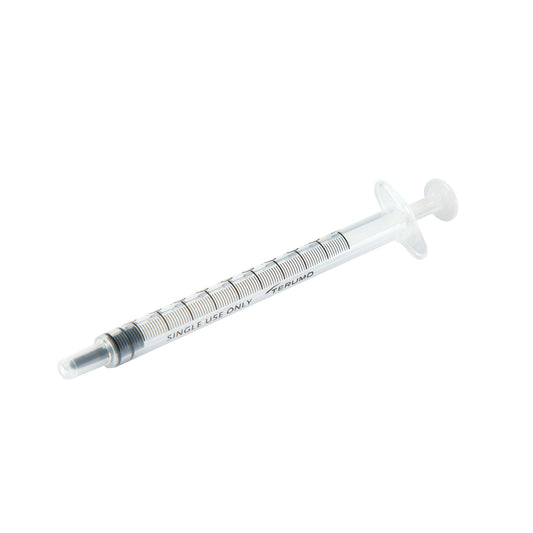 Terumo 1ml 3-Part Syringe with Concentric Luer Slip Tip x 100 - Terumo